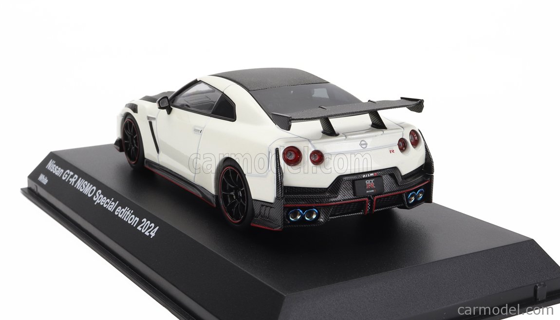KYOSHO 03920W Scale 1/43 | NISSAN GT-R NISMO 2024 WHITE BLACK
