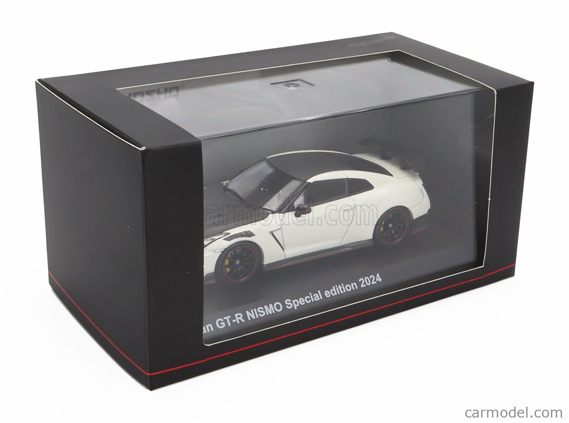 KYOSHO 03920W Scale 1/43 | NISSAN GT-R NISMO 2024 WHITE BLACK