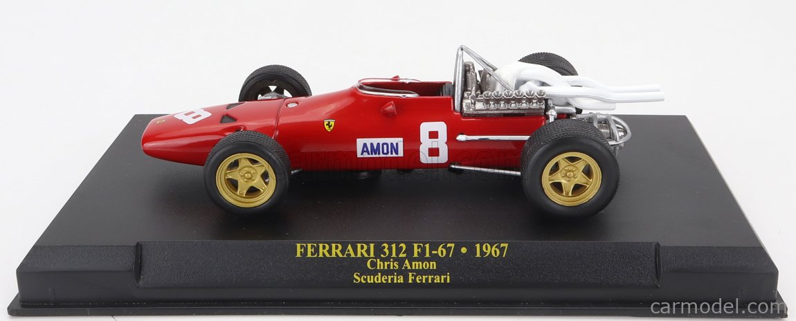 OPO 10 Ferrari F1 Helmet Replica – 1:5 Scale Chris Amon 1967 Helmet Model For Collectors