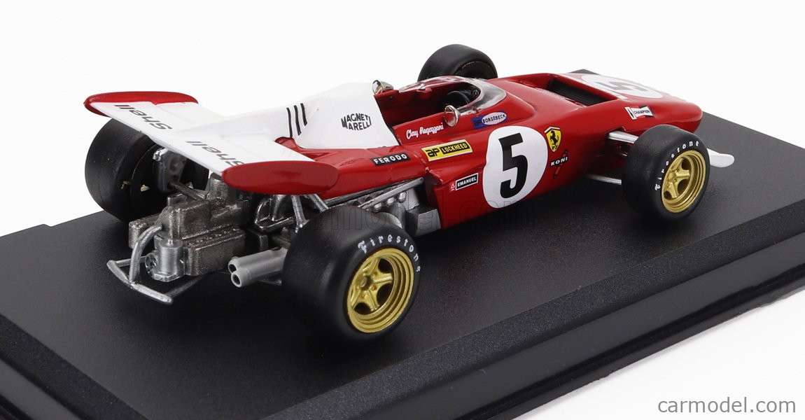 Atlas Ferrari 312B2 Clay Regazzoni 1971 Formel 1 Modellauto – 1:43 Maßstab, Ca. 10 Cm | Mit Sockel & Originaler Verpackung