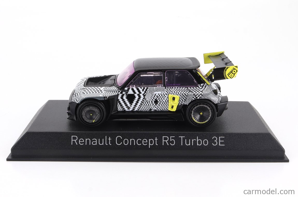 NOREV 1/43 Renault R5 Turbo 3E Concept Noir – Miniature 2022 Neuve