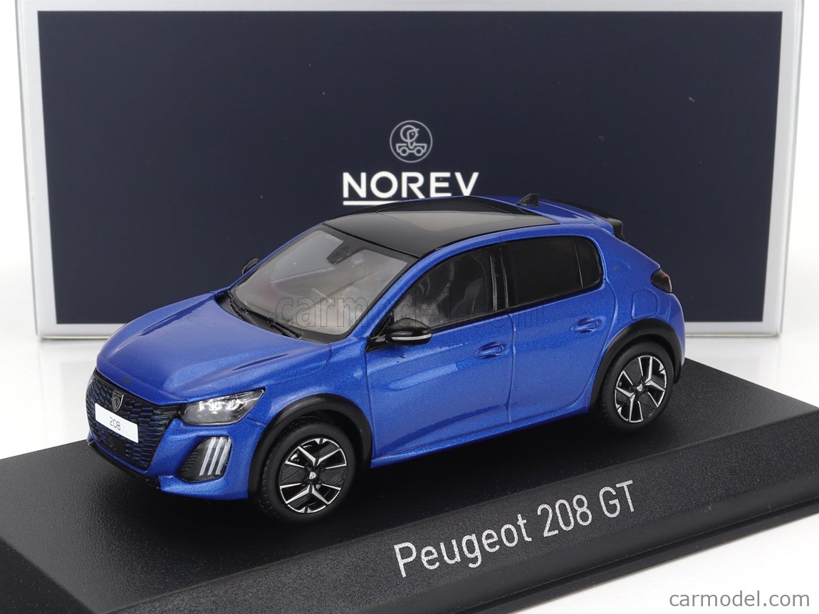 NOREV 472843 Scale 1/43 | PEUGEOT 208 GT 2024 VERTIGO BLUE