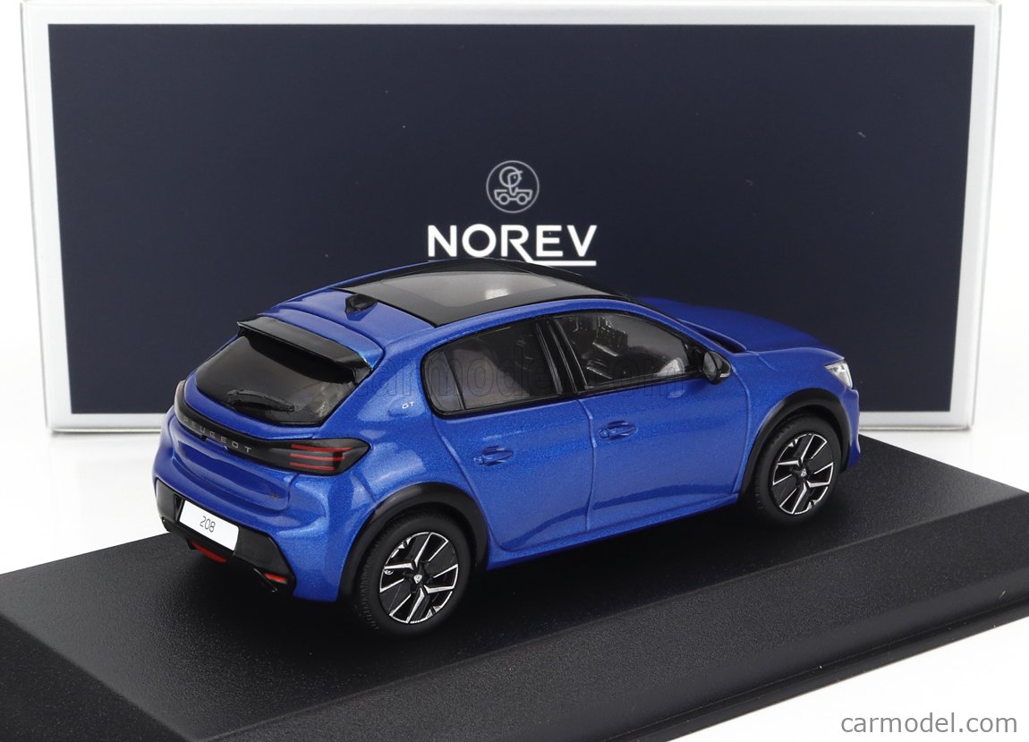 NOREV 472843 Scale 1/43 | PEUGEOT 208 GT 2024 VERTIGO BLUE