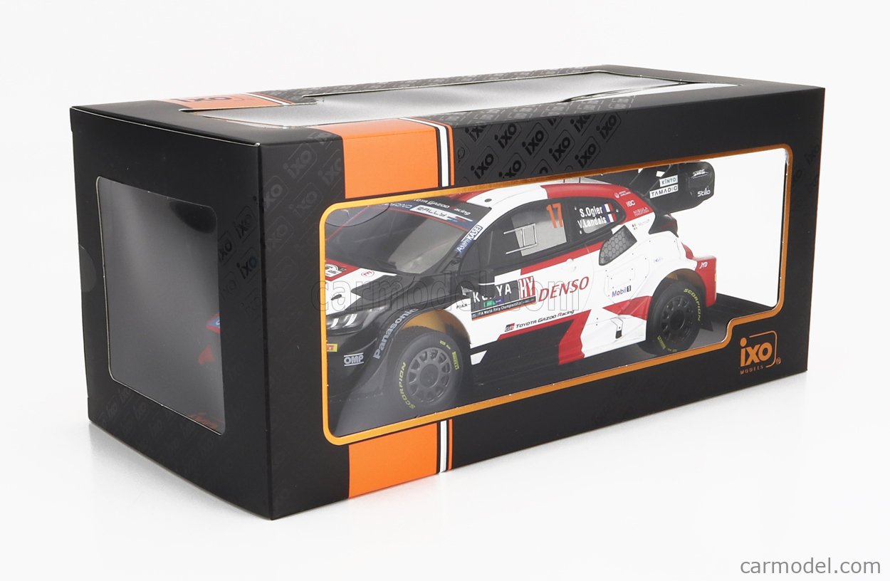 MINIATURE TOYOTA YARIS RALLY 1 N°17 RALLYE WRC DE CROATIE 2024 1ER 1/18 IXO