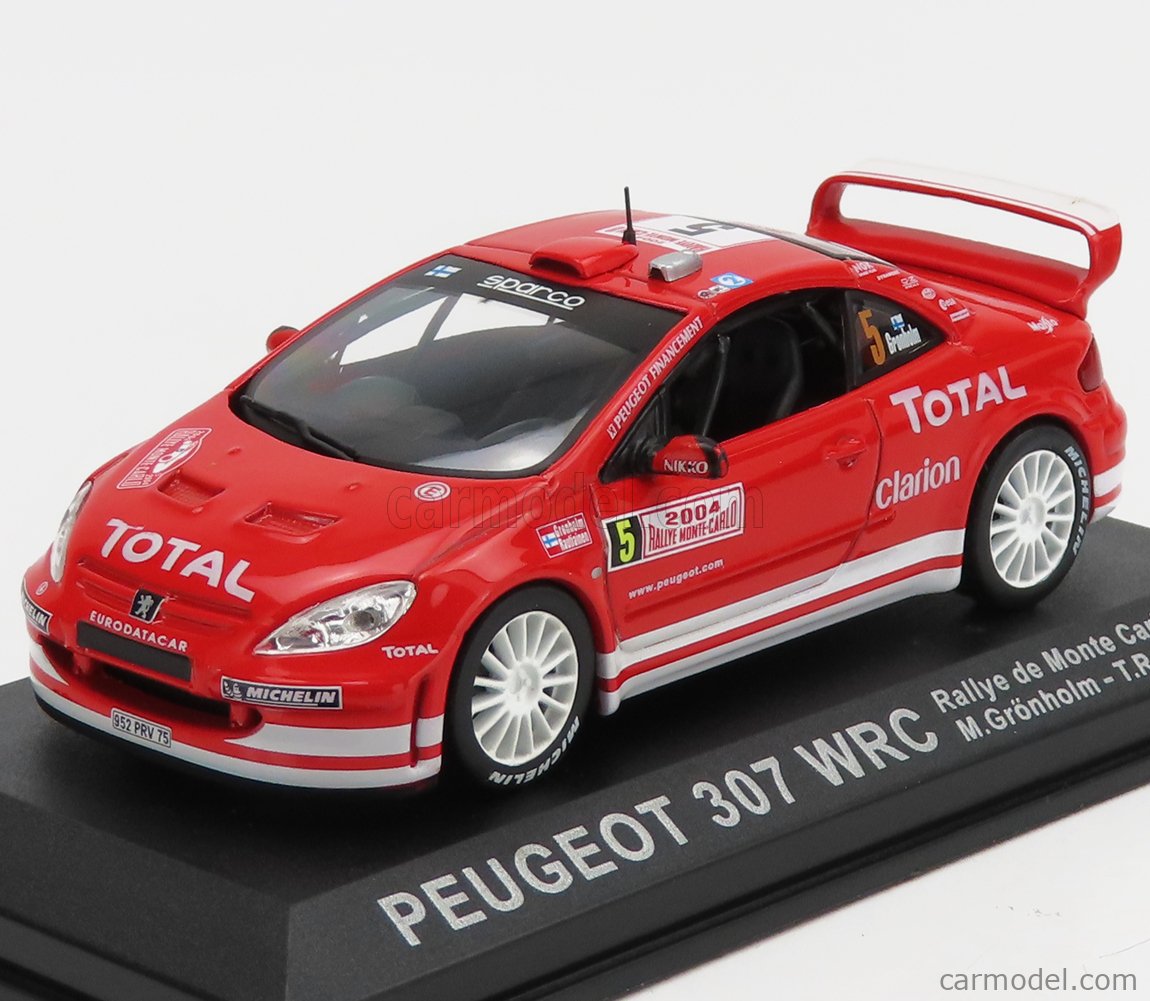 Coffret Voiture Miniature Peugeot 307 WRC - Échelle 1/43 - Marque Norev - Comme Neuve