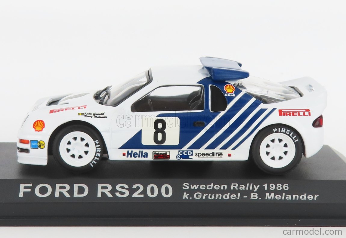 1/43 Ford Rs200 Rs 200 Rally Rallye Sweden 1986 Kalle