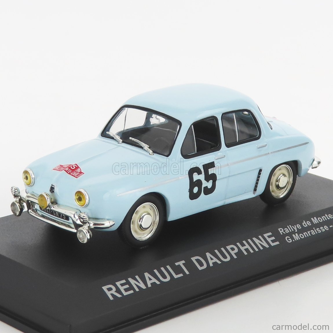 Spark S5207 - Renault Dauphine N°65 Vainqueur Rallye Monte Carlo 1958 - 1/43 Résine (prévente)