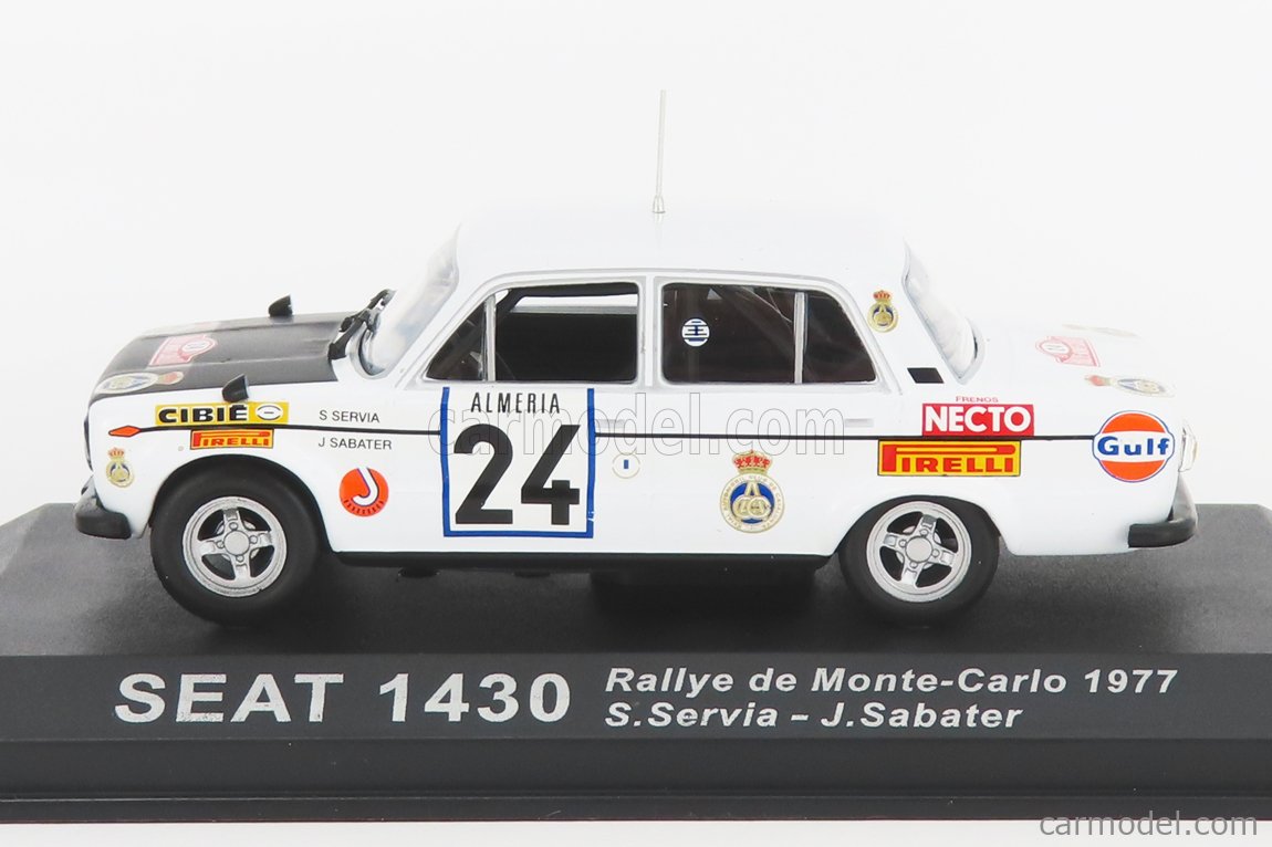 CALCA] Seat 1430 #24 S. Servià Rally Monte Carlo 1977 (Ref. 055DECA43