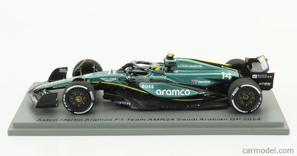 Spark 1:43 Fernando Alonso Aston Martin AMR24 #14 México GP fórmula 1