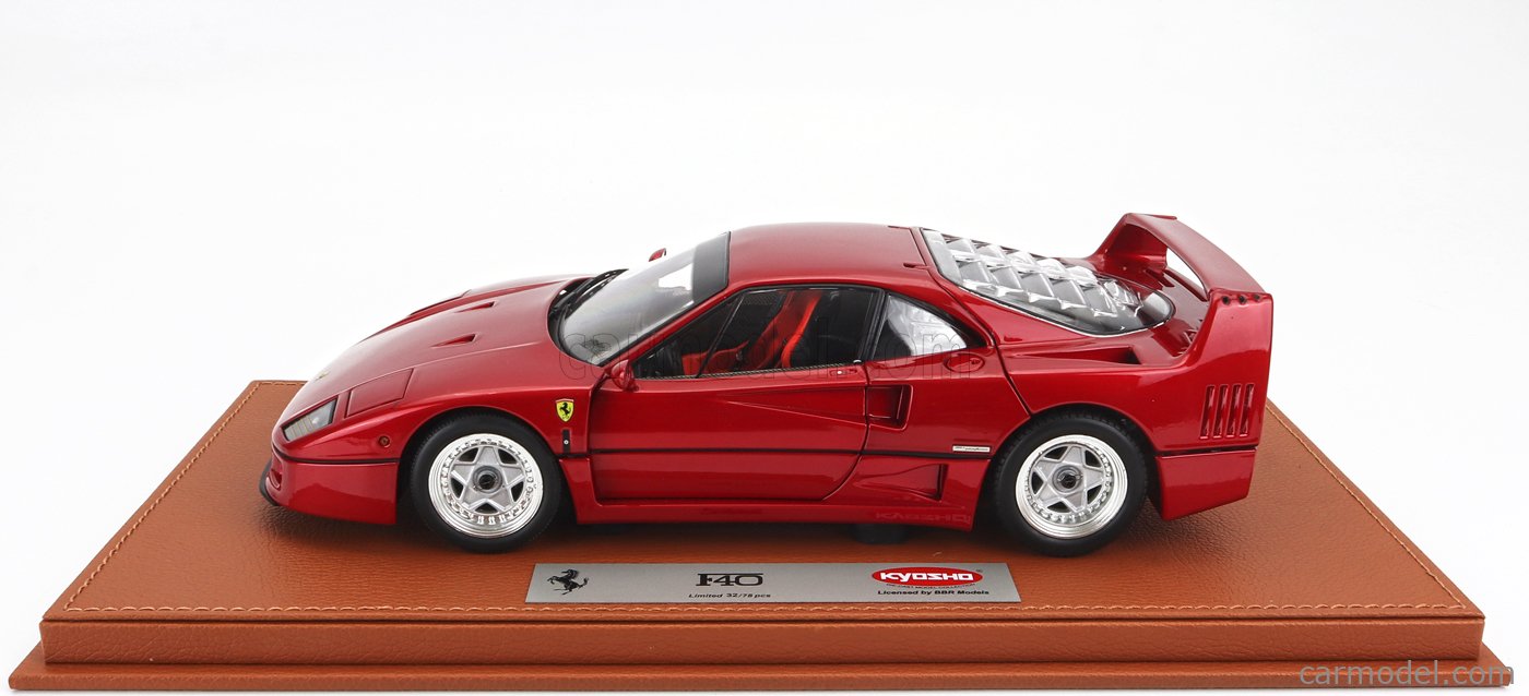 BBR-MODELS BBRKS005-VET Scale 1/18 | FERRARI F40 1987 - CON VETRINA ...