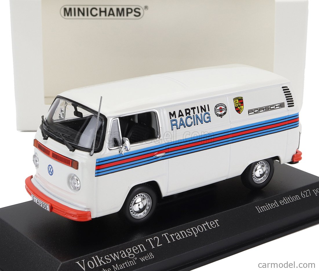 MINICHAMPS 943053065 Scale 1/43 | VOLKSWAGEN T2 DELIVERY VAN PORSCHE ...