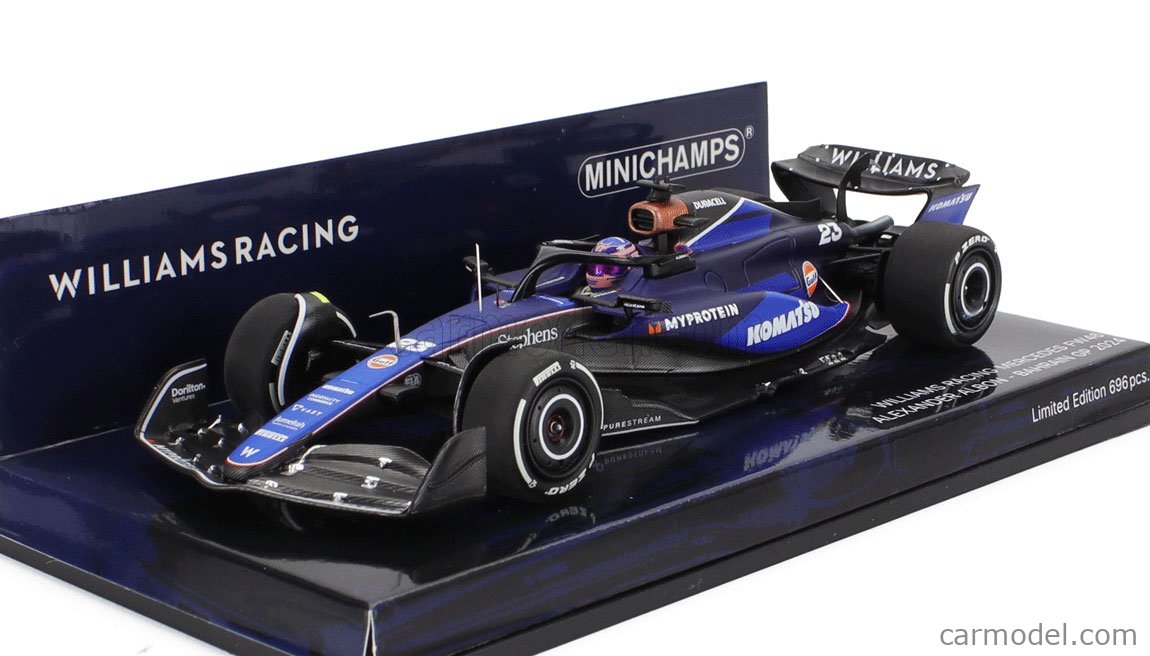 Williams Racing FW46 バーレーンGP 2024 1/43 1:43rd Williams Racing FW46 Alex Albon Bahrain GP 2024 | eBay