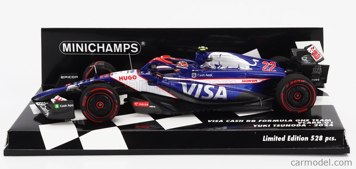 MINICHAMPS 417240122 Scale 1/43 | RACING BULLS F1 VCARB-01 TEAM VISA ...