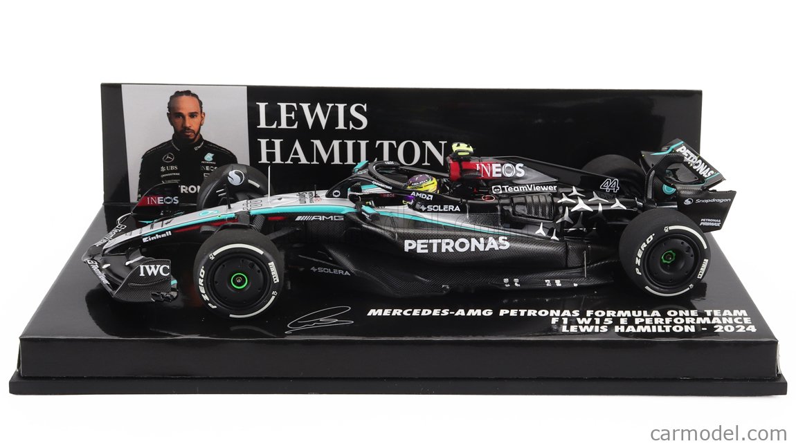Minichamps 1/43 Mercedes AMG Petronas F1 W15 Hamilton 2024 - Précommande/Neuf
