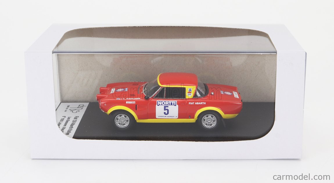 TROFEU TRFDSN149 Scale 1/43 | FIAT 124 ABARTH (night version) N 5 6th ...