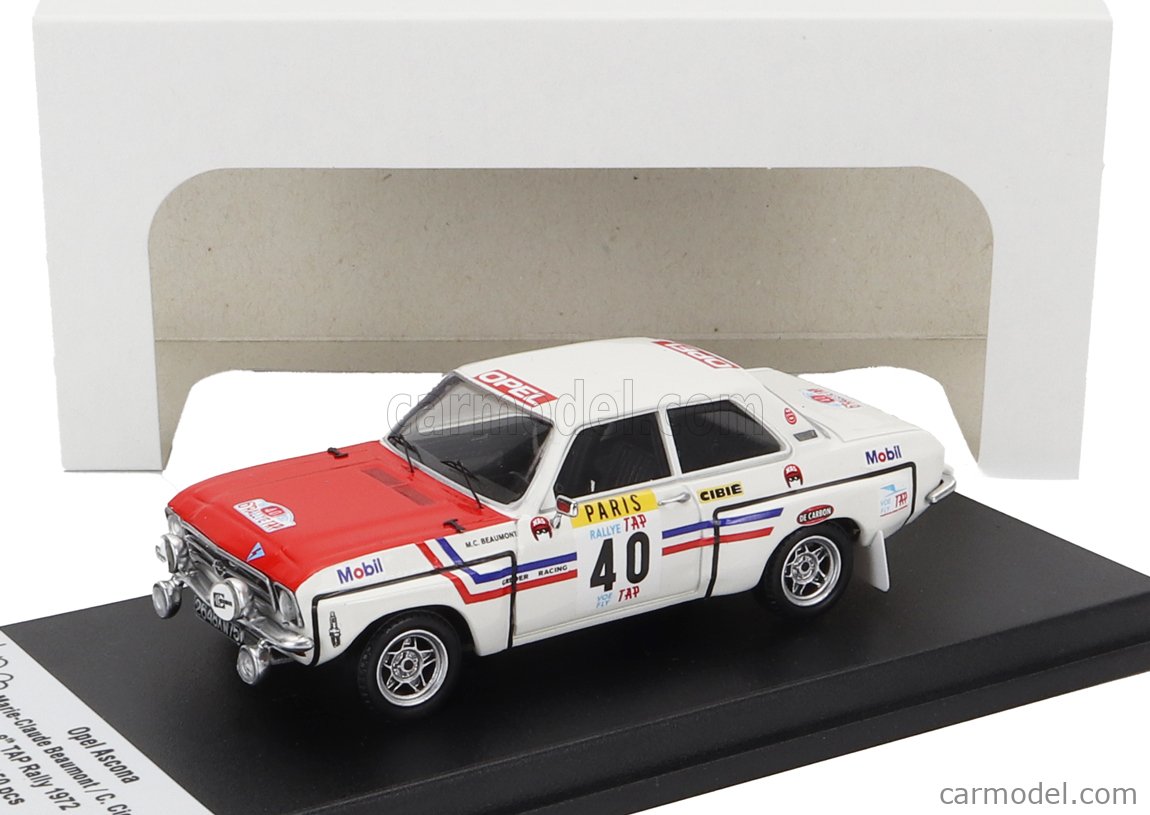 OPEL ASCONA night version N 40 RALLY TAP 1972 MARIE CLAUDE BEAUMONT CHRISTINE CICANOT