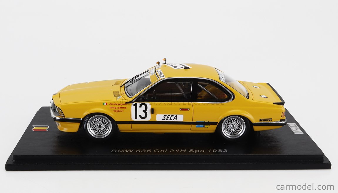 Miniature Bmw 635 CSI 1/18 Minichamps 635 CSi (E24) No.4 Italia Würth