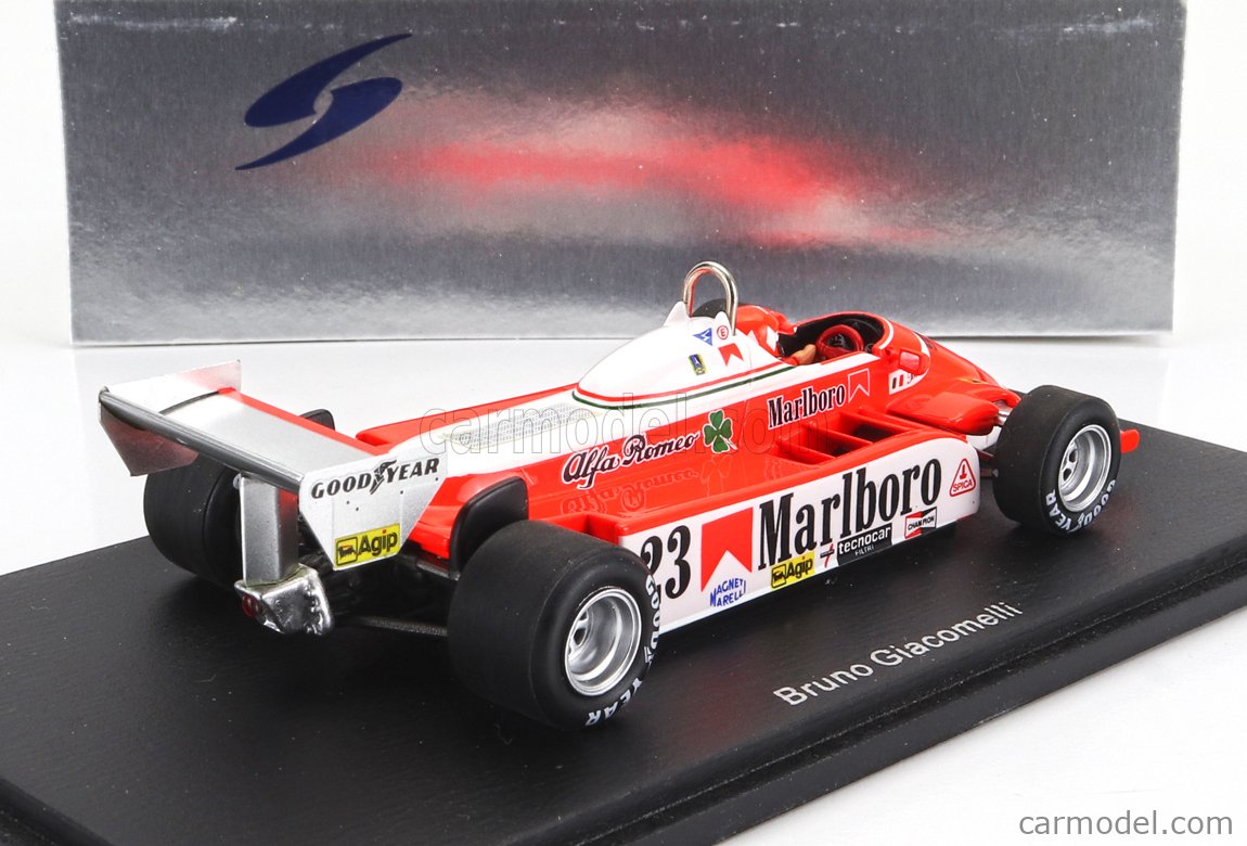 SPARK-MODEL S1791 Scale 1/43 | ALFA ROMEO 179 N 23 USA GP 1980 BRUNO ...