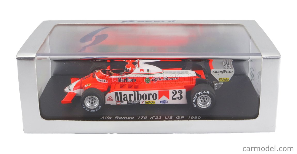 SPARK-MODEL S1791 Scale 1/43 | ALFA ROMEO 179 N 23 USA GP 1980 BRUNO ...