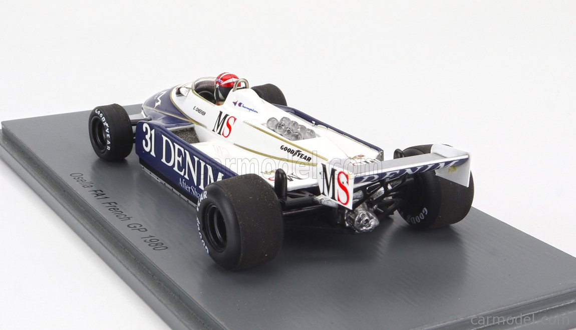 Miniature Spark 1/43 Osella FA1B N°32 GP Belgique 1981 - Beppe Gabbiani