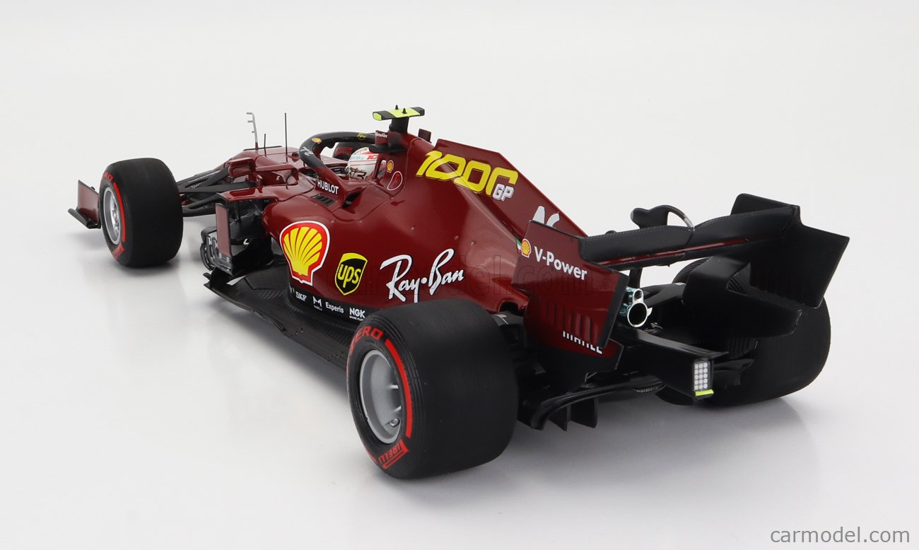 Ferrari SF1000 #16 1000th GP Ferrari Tuscan GP F1 2020 C. Leclerc Bolid Bburago 1:18 - 16808 TU