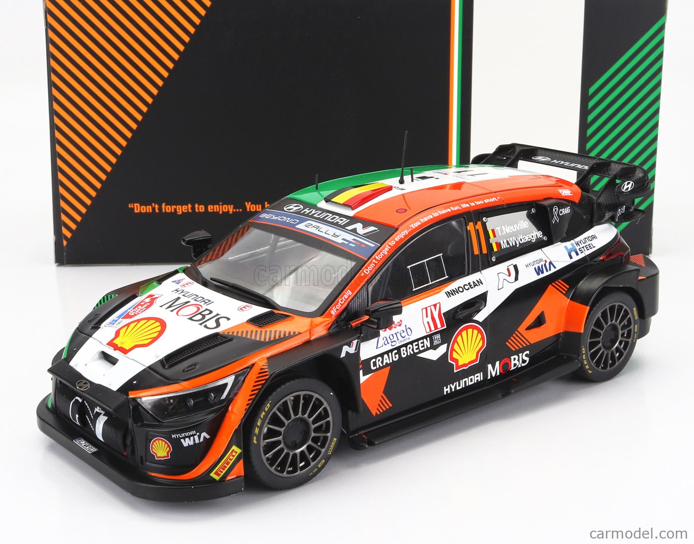 Hyundai I20 Rally1 1/18 IXO – Rally Croazia 2023, Lappi/Breen, Modello Diecast Sigillato