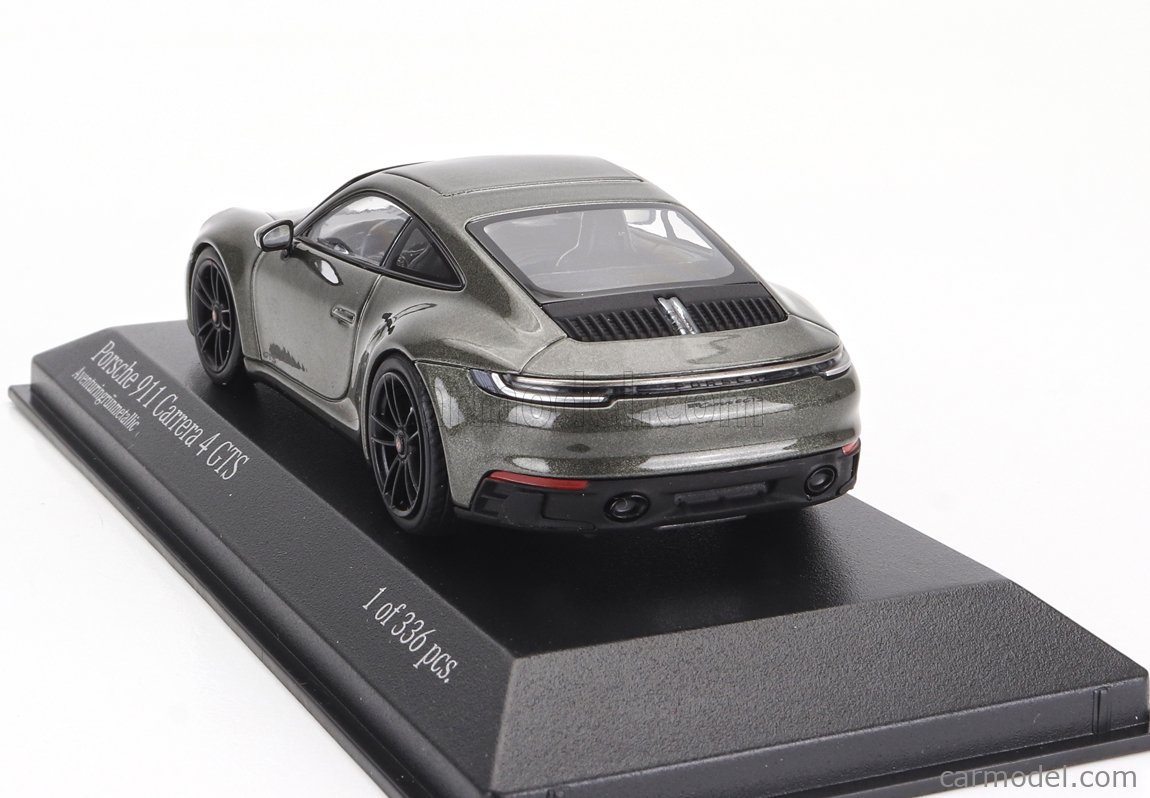Porsche 911 (992) Carrera 4 GTS 2019 – Minichamps 1/43, Couleur Ruby Star, Précommande