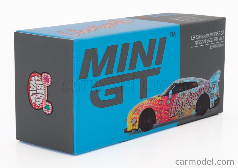 MINI-GT MGT00742-L Scale 1/64 | NISSAN GT-R (R35) LB WORKS