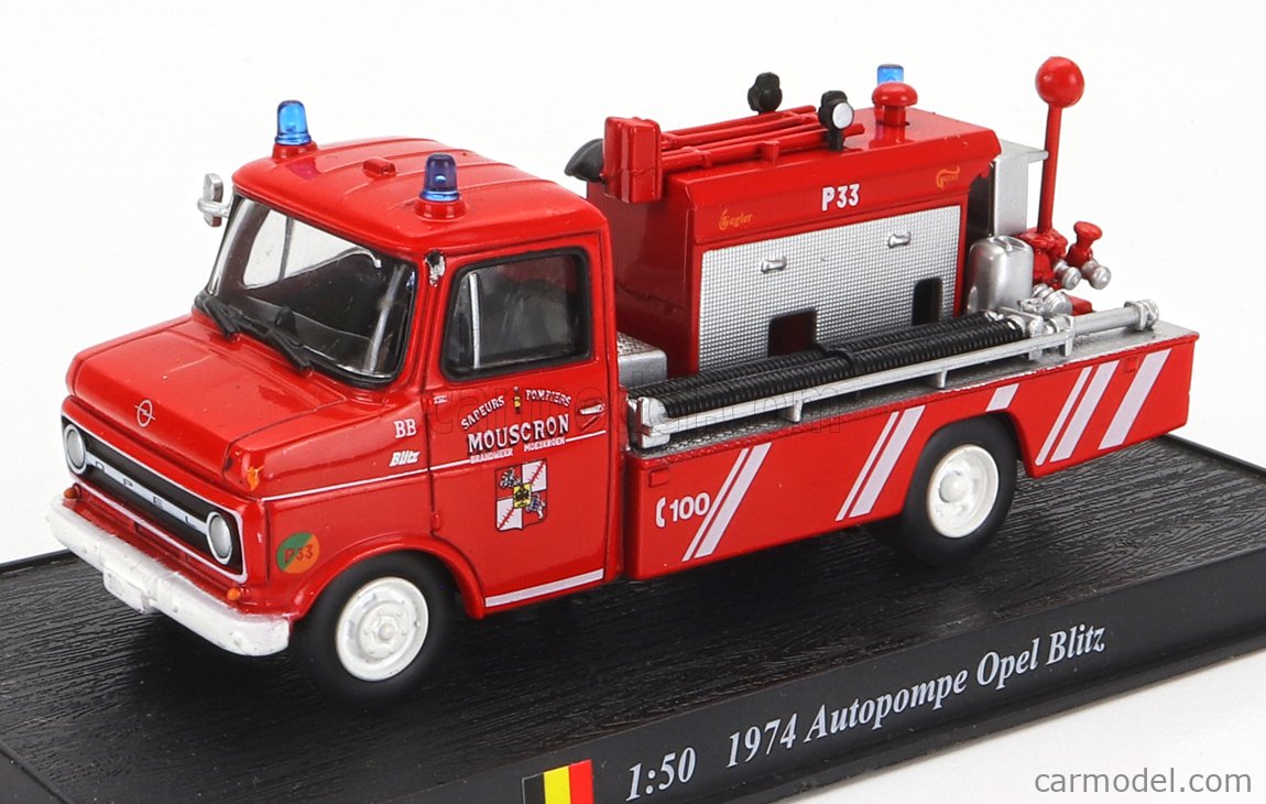 EDICOLA DLP0082 Scale 1/50 | OPEL BLITZ AUTOPOMPE TRUCK SPEURS POMPIERS ...