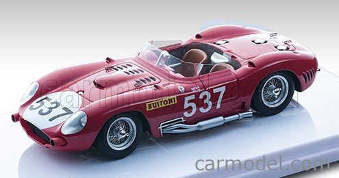 MASERATI - 450S 4.5L V8 TEAM OFFICINE ALFIERI MASERATI N 537 MILLE MIGLIA  1957 DENIS JENKINSON - STIRLING MOSS