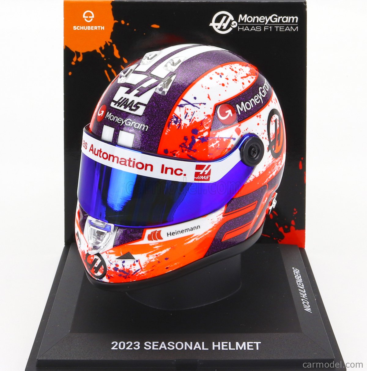 SCHUBERTH HELMET - CASCO HELMET F1 NICO HULKENBERG TEAM MONEYGRAM HAAS N 27  SEASON 2023