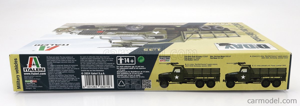 ITALERI IT6271 Scale 1/35 | GMC M16 TRUCK MILITARY 1944