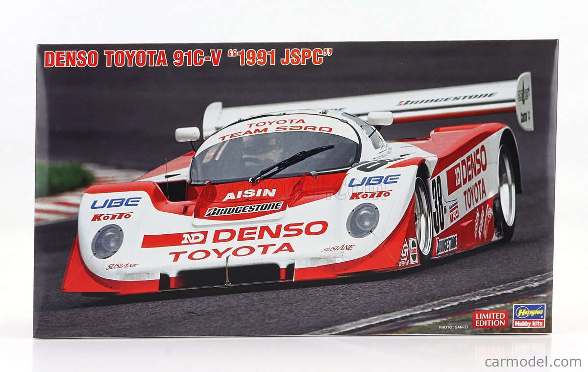 HASEGAWA 20665 Scale 1/24 | TOYOTA 91C-V TEAM DENSO N 38 RACE JSPC