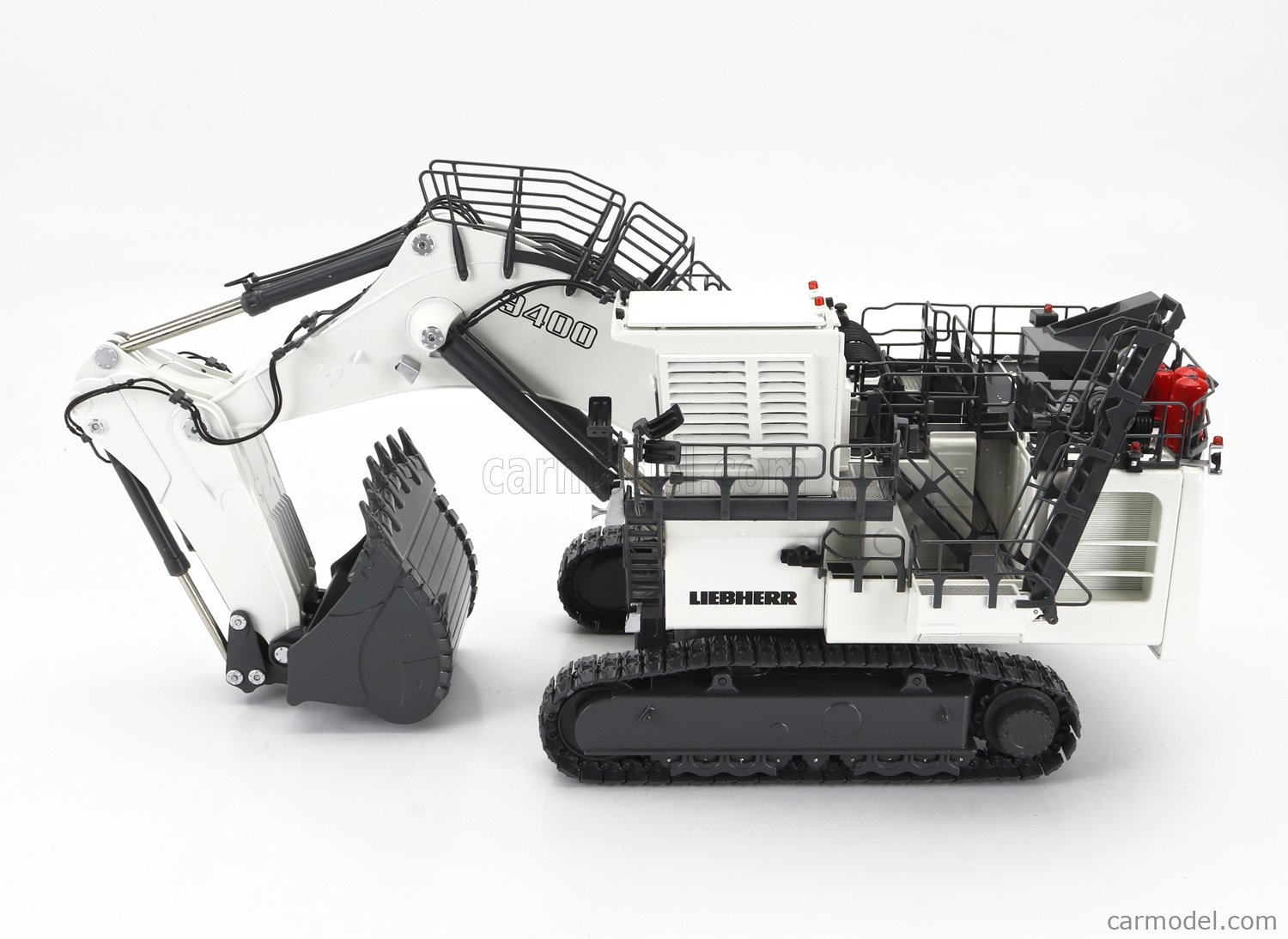 Modellino Escavatore Miniera Liebherr R9600 – NZG Scala 1:50 – Diecast Bianco – Edizione Limitata - Foto 4