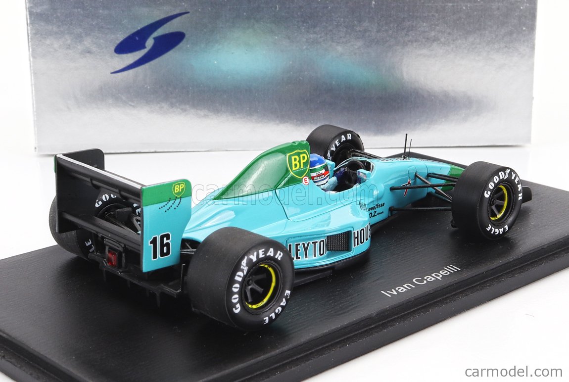 Spark 1:43 Ivan Capelli Leyton House CG901 #16 2 France GP formule 1 1990 S2979 modèle voiture