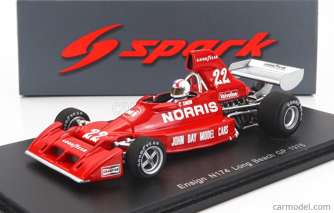 SPARK-MODEL S4811 Scale 1/43 | ENSIGN F1 N174 N 22 LONG BEACH GP 