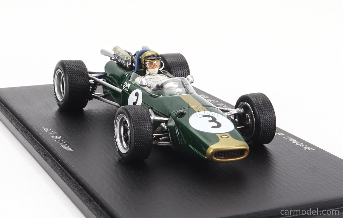 Brabham BT11A 2 Tasman Series GP Nouvelle Zélande 1965 Winner Graham Hill Spark S7432 - Miniatures Autos Motos Brabham BT11A 2 Tasman Series GP Nouvelle Zélande 1965 Winner Graham Hill Spark S7432 - Miniatures Autos Motos