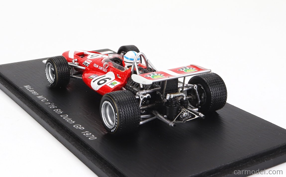 SPARK-MODEL S3134 Scale 1/43 | McLAREN F1 M7C N 16 6th DUTCH GP 1970 ...