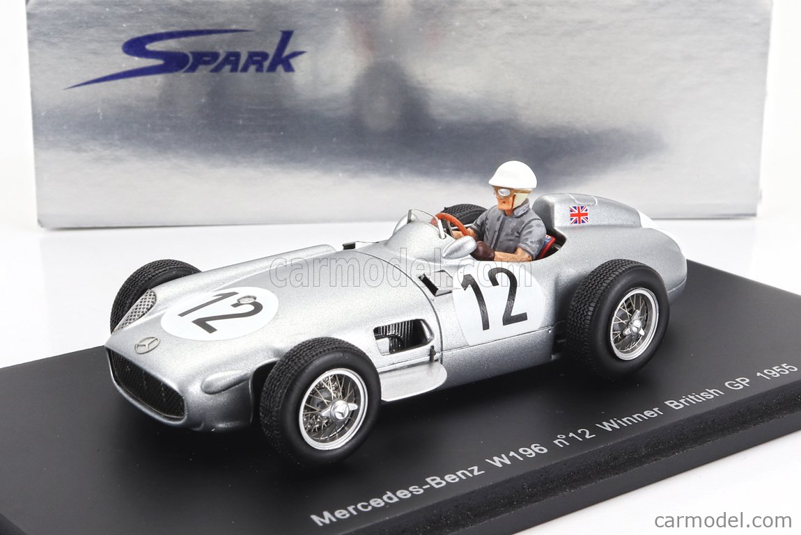Spark 1⁄43 Mercedes-Benz W196 N°18 – Vainqueur GP France 1954