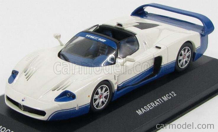 Maserati MC12 Road Version Open - Pearl White - Blue