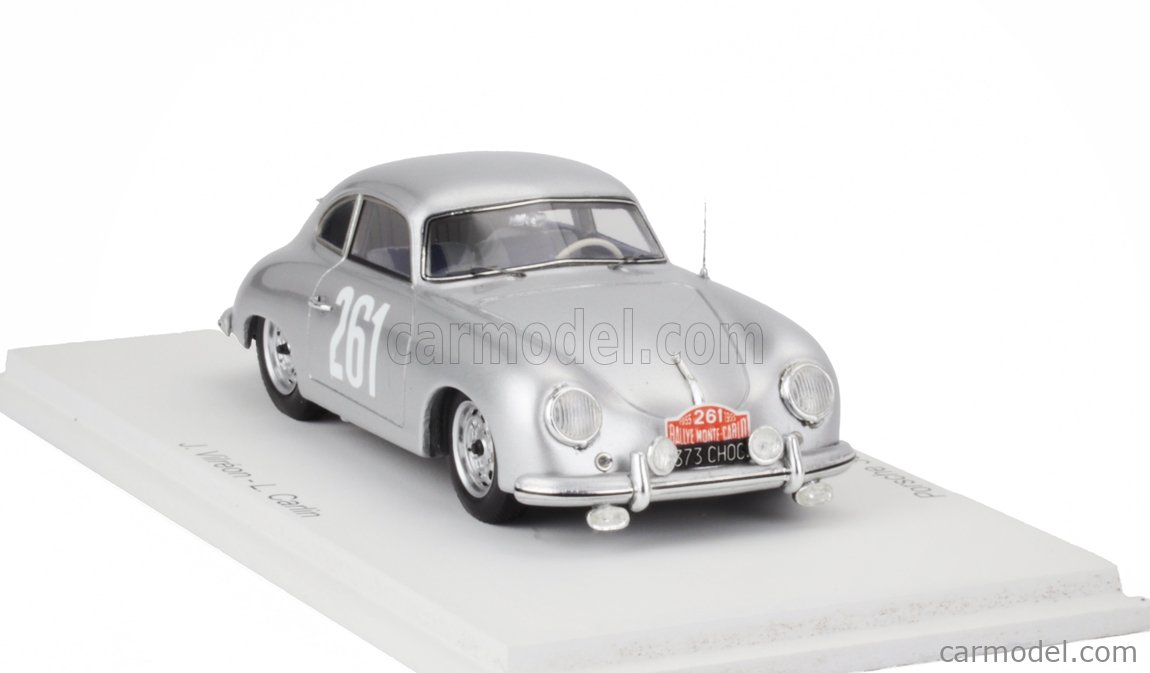 Spark 1:43 Porsche 356 Pre-A 1100 #402 Rallye Monte Carlo 1953 Merck Von Jungenfeld S6132