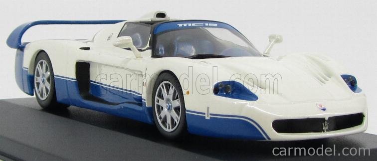 ixo Maserati MC12 ミニカー 1/43 マセラティ Maserati MC12 Road Version Open - Pearl White - Blue
