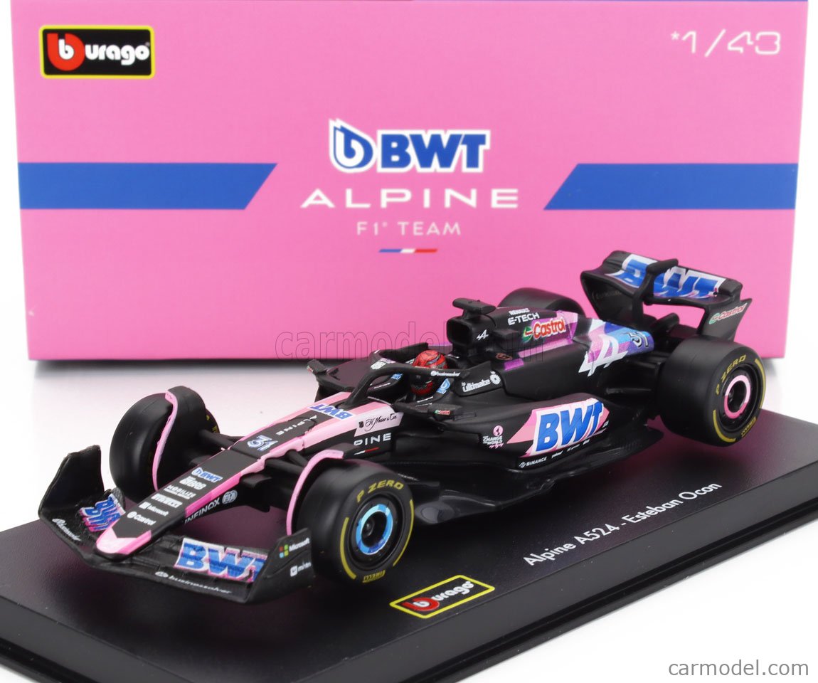 Miniature Solido 1/18 Alpine F1 A524 BWT #31 - GP Miami 2024 - Esteban Ocon - Neuve