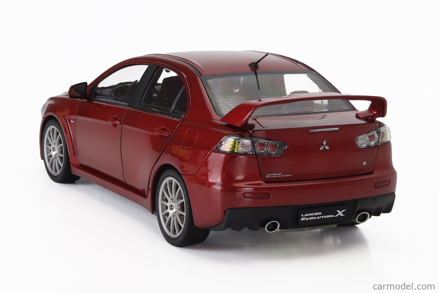No88 ミニカー1/18 CSM LANCER EVOLUTION X Mitsubishi Lancer Evolution X, Silver 1:18 Diecast Model Car