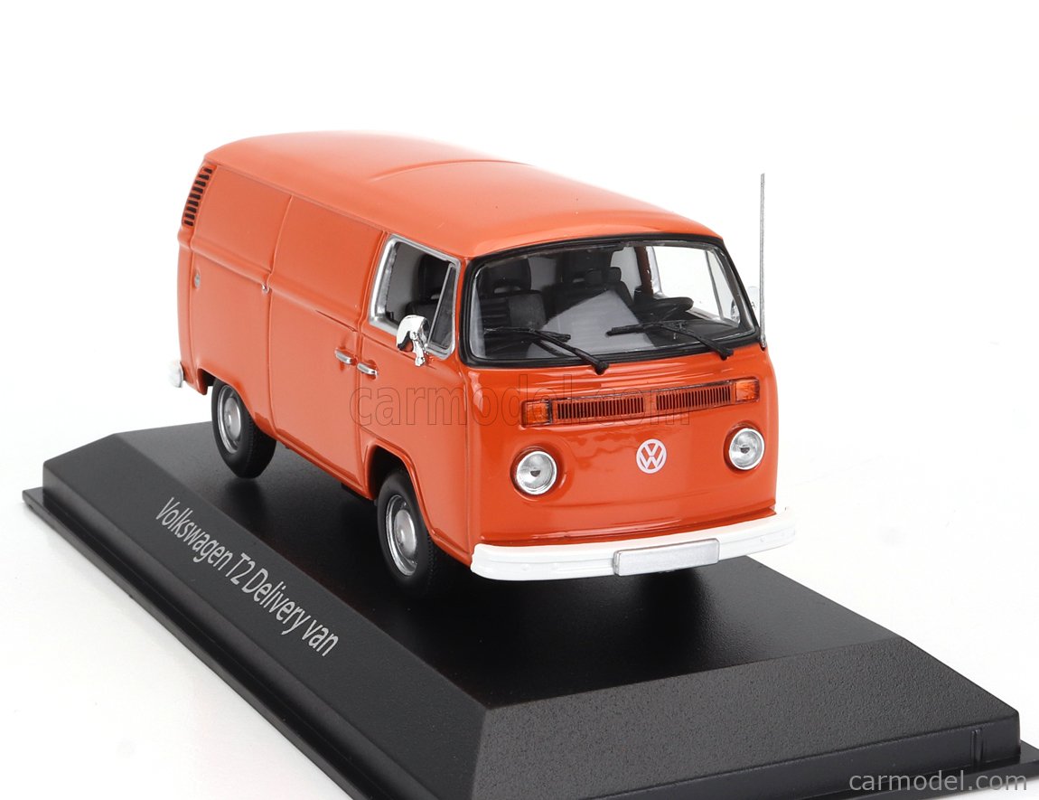 MINICHAMPS 940053064 Escala 1/43 | VOLKSWAGEN T2 DELIVERY VAN 1972 ORANGE