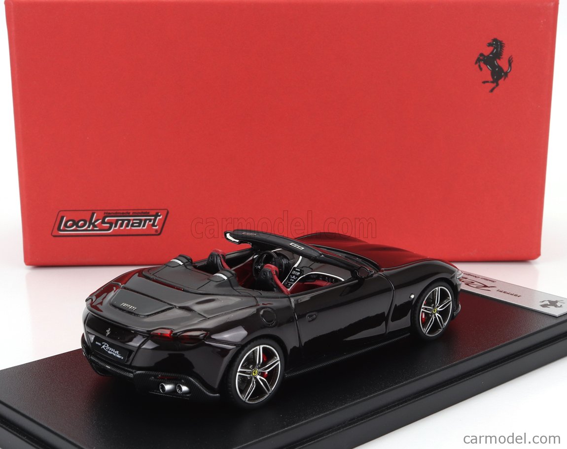 1/18 Looksmart Ferrari F430 Scuderia Blau Schwarz Streifen Schwarz Räder #25/25