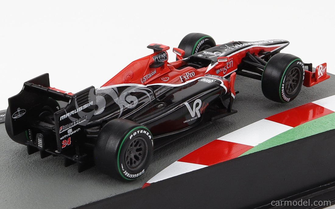 Virgin Racing F1 EDICOLA FORMULA1AUTOCOL120 Escala 1/43 | VIRGIN RACING F1 VR-01 N 24 ...