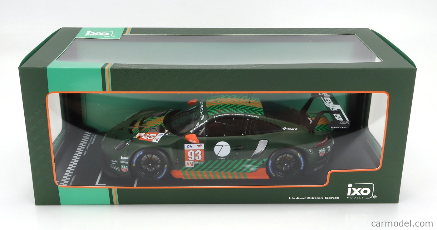 Ixo-Models LeGt18-23028 Porsche - 911 991-2 Rsr-19 4.2L Équipe Porsche