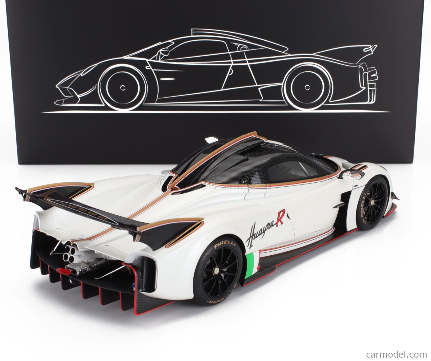 LCD-MODEL LCD18012-PW Scale 1/18 | PAGANI HUAYRA R N 1 2021