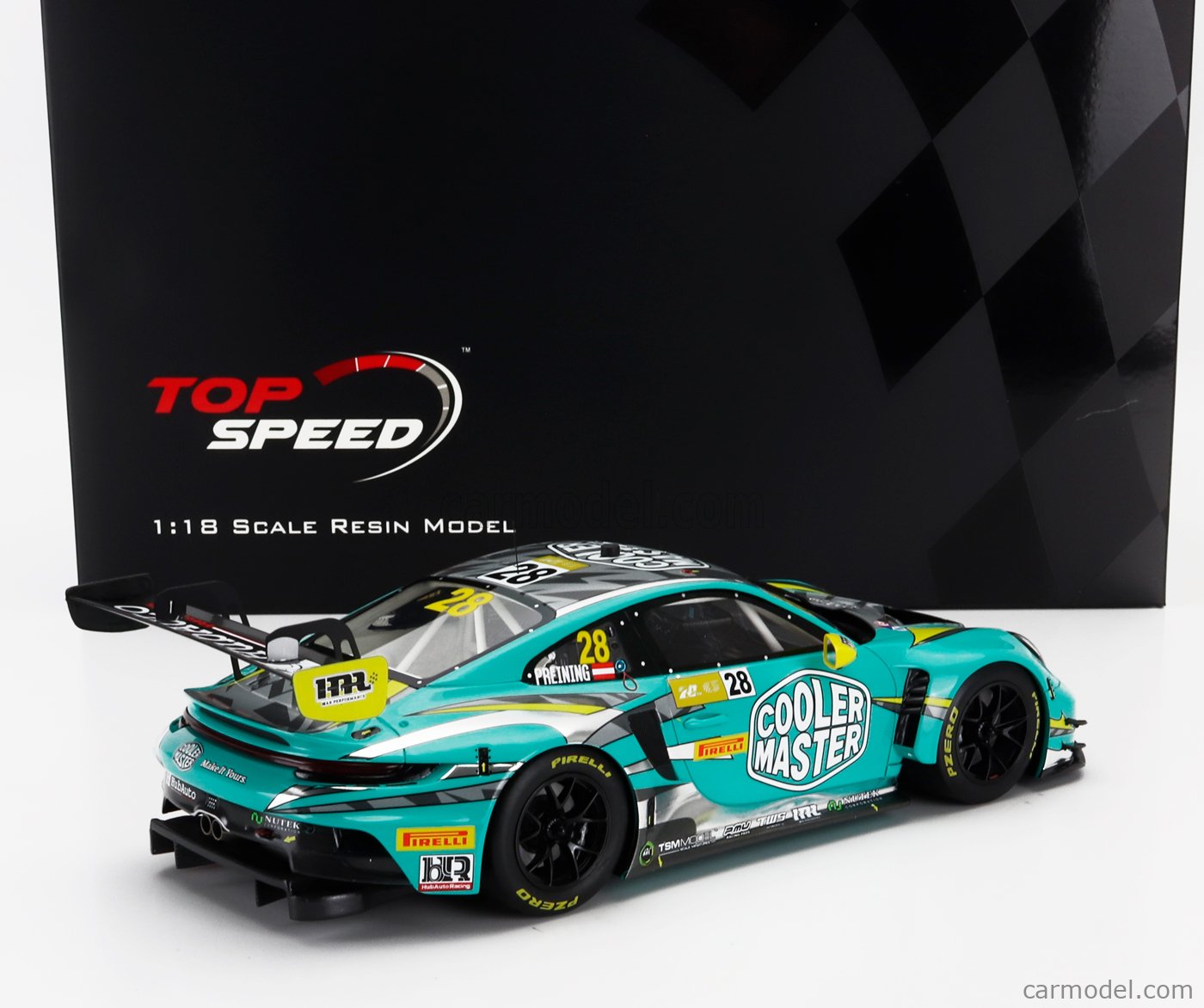 TRUESCALE TS0550 Scale 1/18 | PORSCHE 911 992 GT3 R TEAM